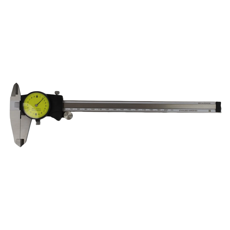 Dial Caliper with Storage Case | 0.02mm-0.04mm Resolution | Hardened Stainless Steel Construction | by HOSHING precision