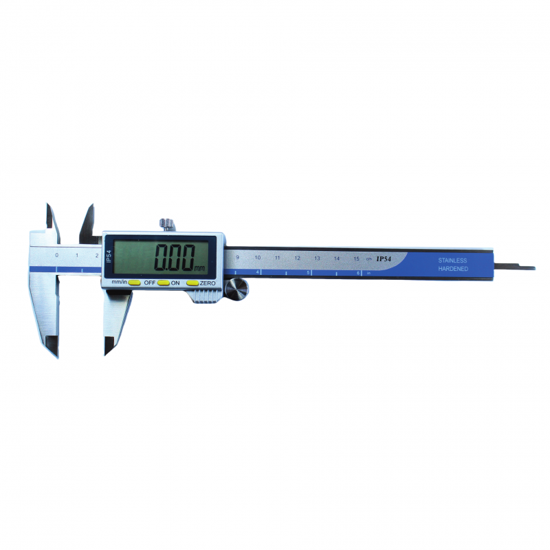 IP54 Waterproof Digital Caliper 0-300mm - Large LCD Full Screen Display, 0.01mm Accuracy, Stainless Steel