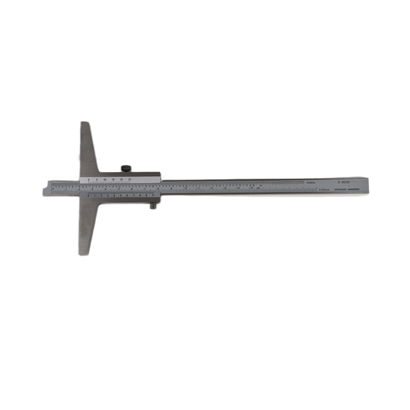 Precision Depth Gauge Caliper 0-1000mm - Stainless Steel Vernier Depth Gauge, 0.02mm High Accuracy Measuring Tool